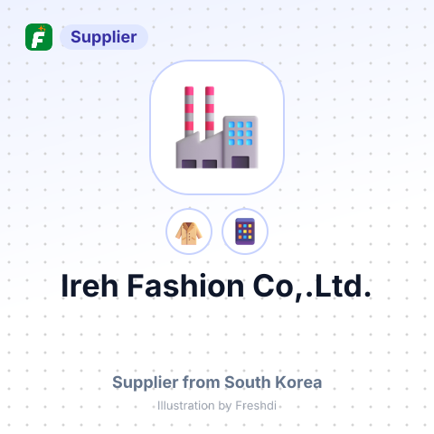 Ireh Fashion Co,.Ltd. – summary card, no photo uploaded yet