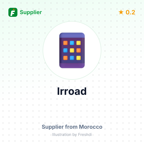 Irroad – summary card, no photo uploaded yet