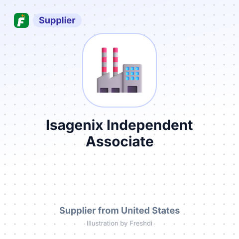 Isagenix Independent Associate – summary card, no photo uploaded yet