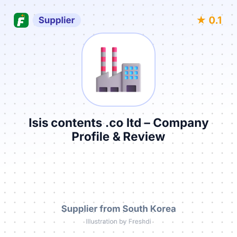Isis contents .co ltd – summary card, no photo uploaded yet