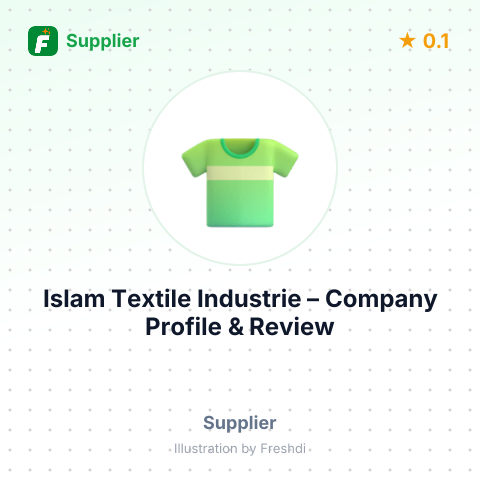 Islam Textile Industrie – summary card, no photo uploaded yet