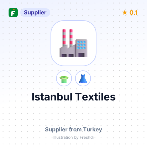 Istanbul Textiles – summary card, no photo uploaded yet