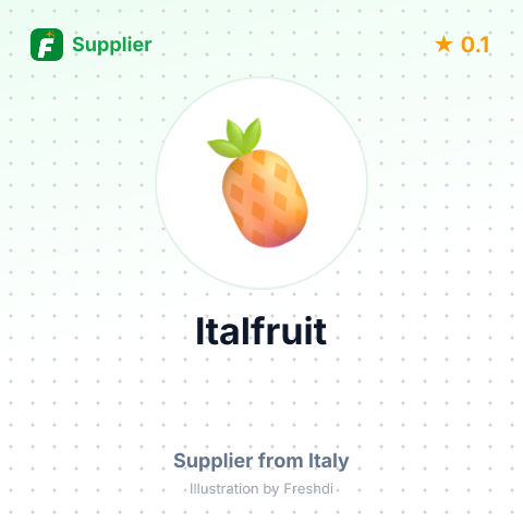 Italfruit  – summary card, no photo uploaded yet