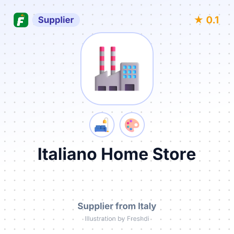 Italiano Home Store – summary card, no photo uploaded yet