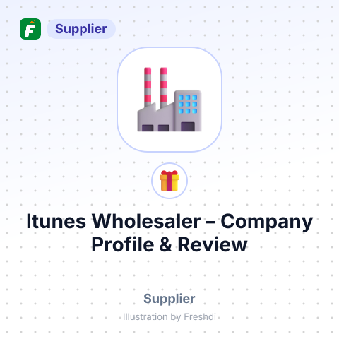 Itunes Wholesaler – summary card, no photo uploaded yet