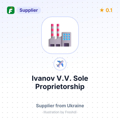 Ivanov V.V. Sole Proprietorship – summary card, no photo uploaded yet