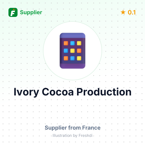 Ivory Cocoa Production  – summary card, no photo uploaded yet
