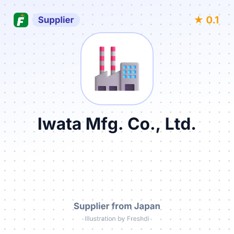 Iwata Mfg. Co., Ltd. – summary card, no photo uploaded yet
