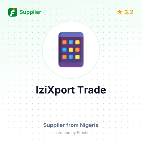 IziXport Trade – summary card, no photo uploaded yet
