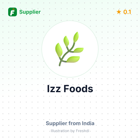 Izz Foods  – summary card, no photo uploaded yet