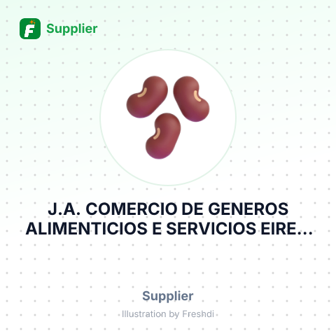 J.A. COMERCIO DE GENEROS ALIMENTICIOS E SERVICIOS EIRELI – summary card, no photo uploaded yet