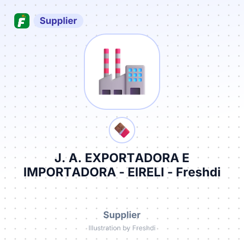 J. A. EXPORTADORA E IMPORTADORA - EIRELI – summary card, no photo uploaded yet