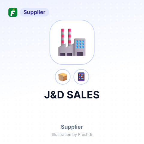 J&D SALES – summary card, no photo uploaded yet