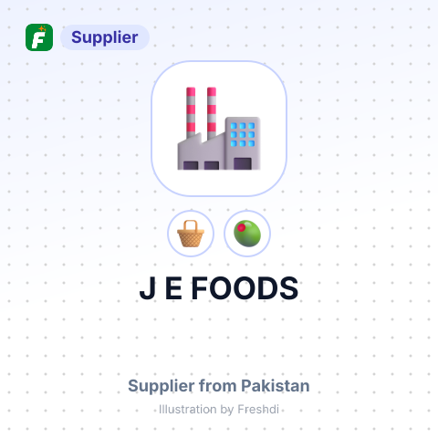 J E FOODS – summary card, no photo uploaded yet