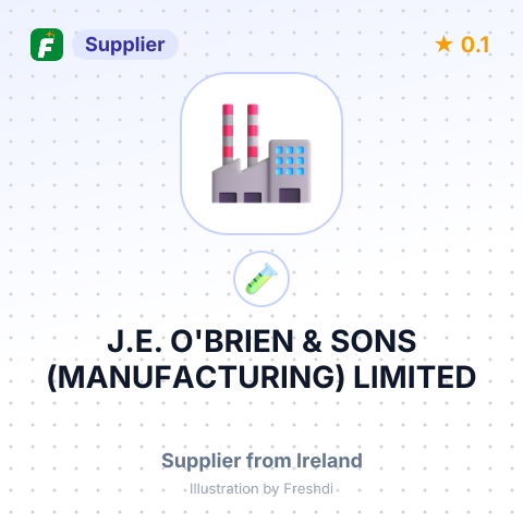 J.E. O'BRIEN & SONS (MANUFACTURING) LIMITED – summary card, no photo uploaded yet