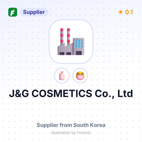 J&G COSMETICS Co., Ltd – summary card, no photo uploaded yet