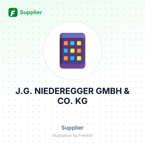 J.G. NIEDEREGGER GMBH & CO. KG – summary card, no photo uploaded yet