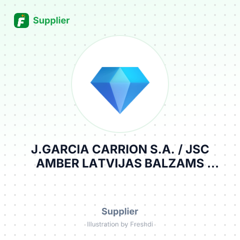 J.GARCIA CARRION S.A. / JSC AMBER LATVIJAS BALZAMS LATVIA / – summary card, no photo uploaded yet