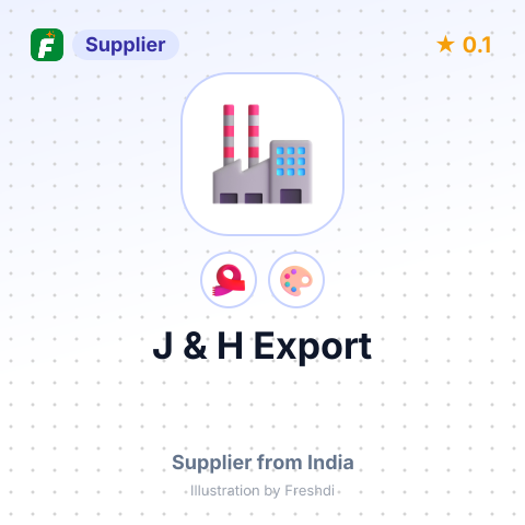 J & H Export – summary card, no photo uploaded yet