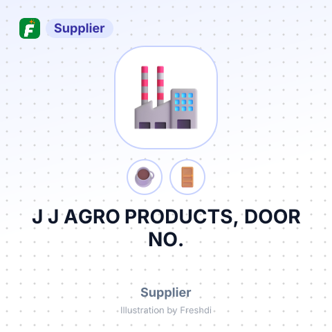 J J AGRO PRODUCTS, DOOR NO. – summary card, no photo uploaded yet