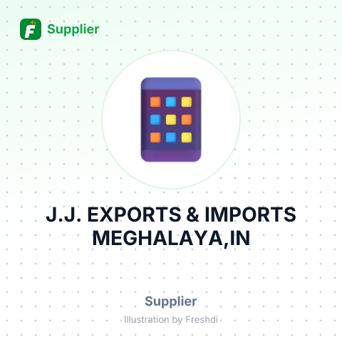J.J. EXPORTS & IMPORTS MEGHALAYA,IN – summary card, no photo uploaded yet