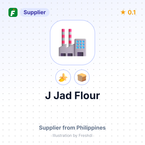 J Jad Flour  – summary card, no photo uploaded yet
