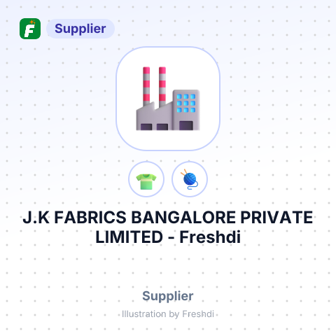 J.K FABRICS BANGALORE PRIVATE LIMITED – summary card, no photo uploaded yet
