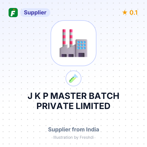 J K P MASTER BATCH PRIVATE LIMITED – summary card, no photo uploaded yet