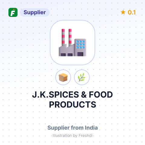J.K.SPICES & FOOD PRODUCTS, – summary card, no photo uploaded yet