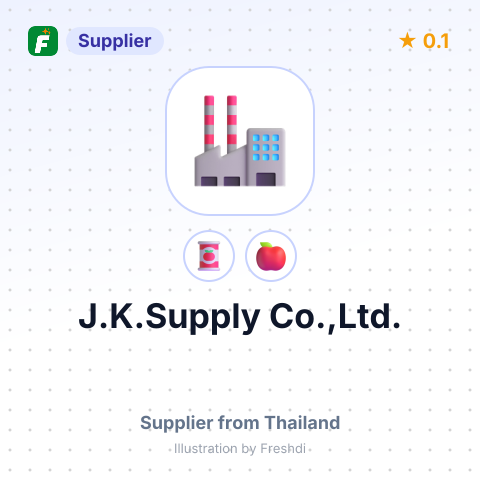 J.K.Supply Co.,Ltd.  – summary card, no photo uploaded yet