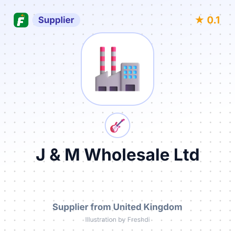 J & M Wholesale Ltd – summary card, no photo uploaded yet