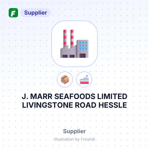 J. MARR SEAFOODS LIMITED LIVINGSTONE ROAD HESSLE – summary card, no photo uploaded yet