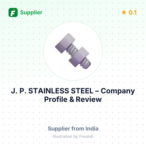 J. P. STAINLESS STEEL – summary card, no photo uploaded yet
