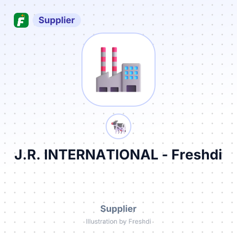 J.R. INTERNATIONAL – summary card, no photo uploaded yet