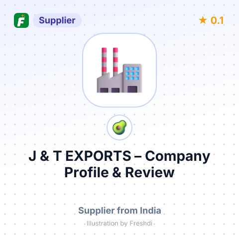 J & T EXPORTS – summary card, no photo uploaded yet