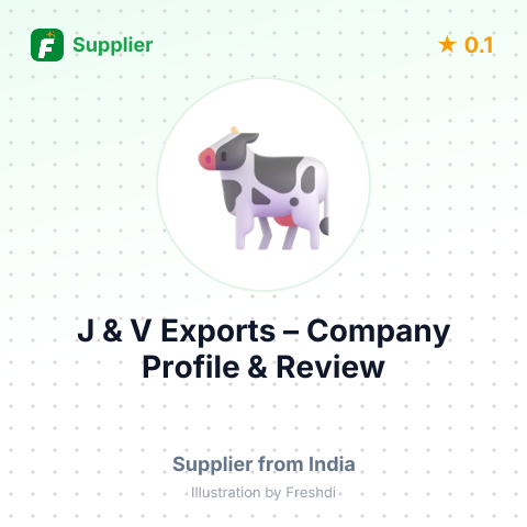 J & V Exports – summary card, no photo uploaded yet