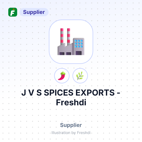 J V S SPICES EXPORTS – summary card, no photo uploaded yet