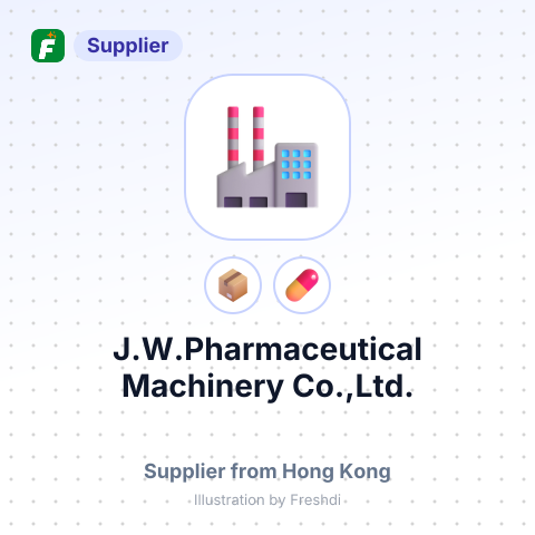 J.W.Pharmaceutical Machinery Co.,Ltd. – summary card, no photo uploaded yet
