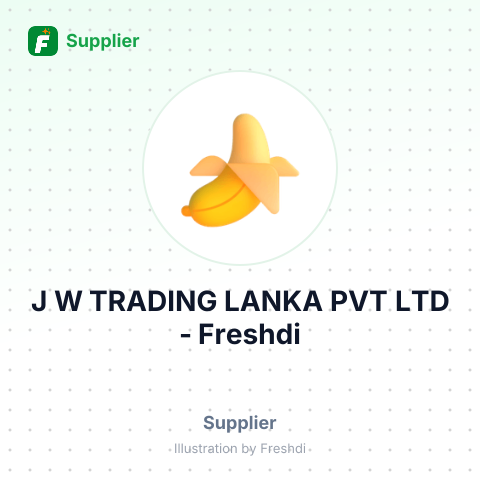 J W TRADING LANKA PVT LTD – summary card, no photo uploaded yet