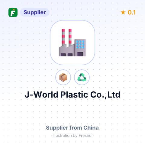 J-World Plastic Co.,Ltd – summary card, no photo uploaded yet