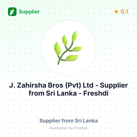 J. Zahirsha Bros (Pvt) Ltd  – summary card, no photo uploaded yet