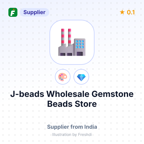J-beads Wholesale Gemstone Beads Store – summary card, no photo uploaded yet