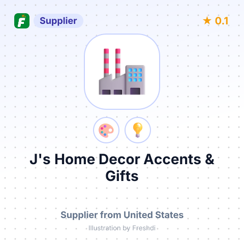 J's Home Decor Accents & Gifts – summary card, no photo uploaded yet