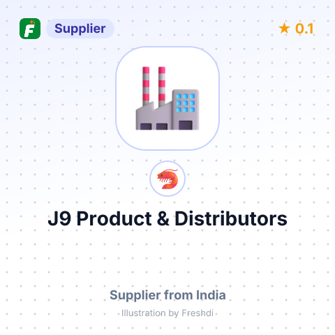 J9 Product & Distributors  – summary card, no photo uploaded yet