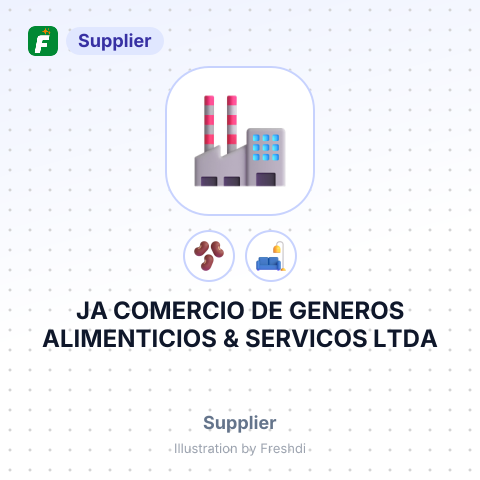 JA COMERCIO DE GENEROS ALIMENTICIOS & SERVICOS LTDA – summary card, no photo uploaded yet