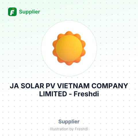 JA SOLAR PV VIETNAM COMPANY LIMITED – summary card, no photo uploaded yet