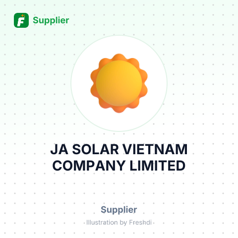 JA SOLAR VIETNAM COMPANY LIMITED – summary card, no photo uploaded yet
