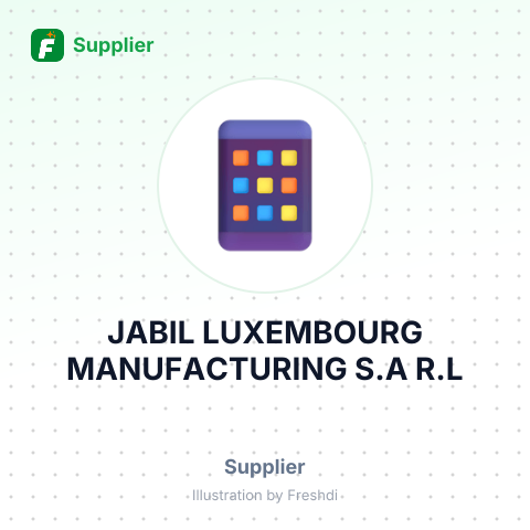 JABIL LUXEMBOURG MANUFACTURING S.A R.L – summary card, no photo uploaded yet