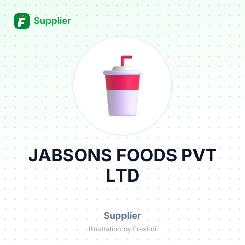 JABSONS FOODS PVT LTD – summary card, no photo uploaded yet