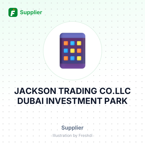 JACKSON TRADING CO.LLC DUBAI INVESTMENT PARK – summary card, no photo uploaded yet